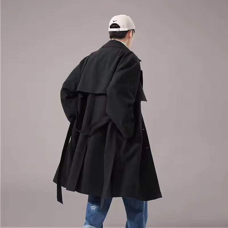Trenchcoat til mænd med bælte - Brentz