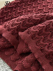 Gradient strik Lang strandkjole - Cariena