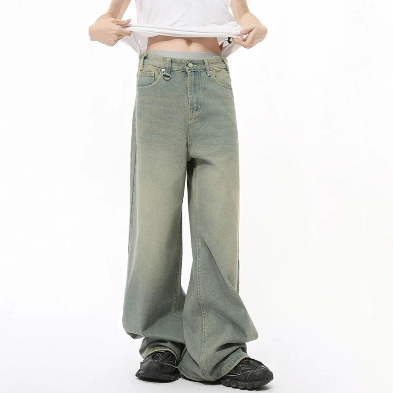 Vintage Baggy Denimbukser til Mænd - Gargi