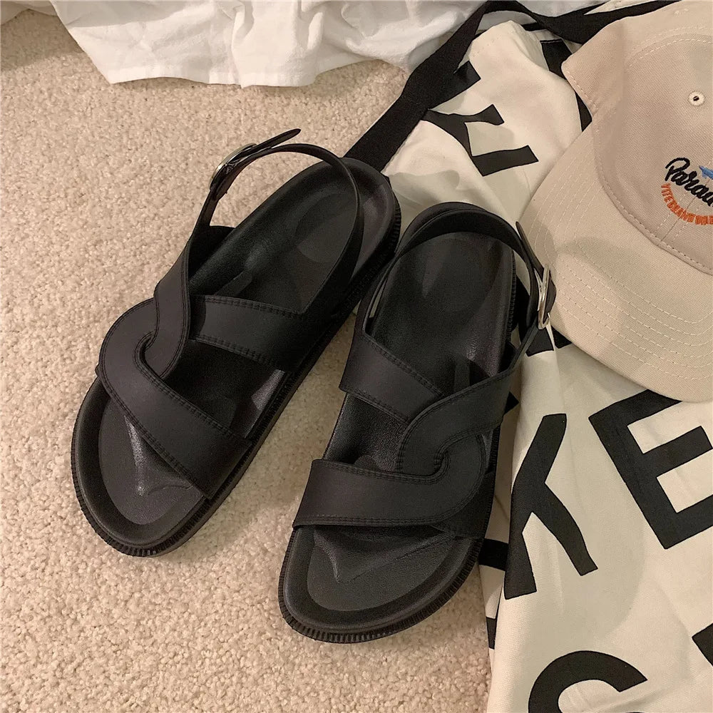 Platform Strandsandaler i Koreansk Stil - Kassidi