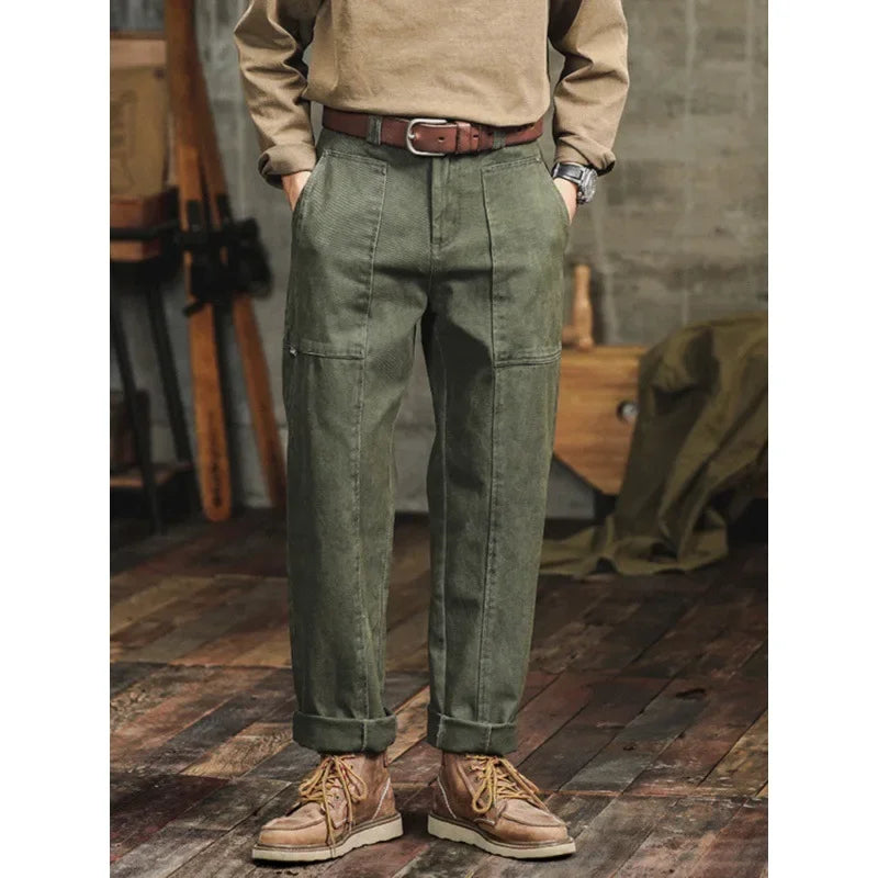 Klassiske årgang Cargobukser til Mænd | Y2K Streetwear Stil - Oxxor