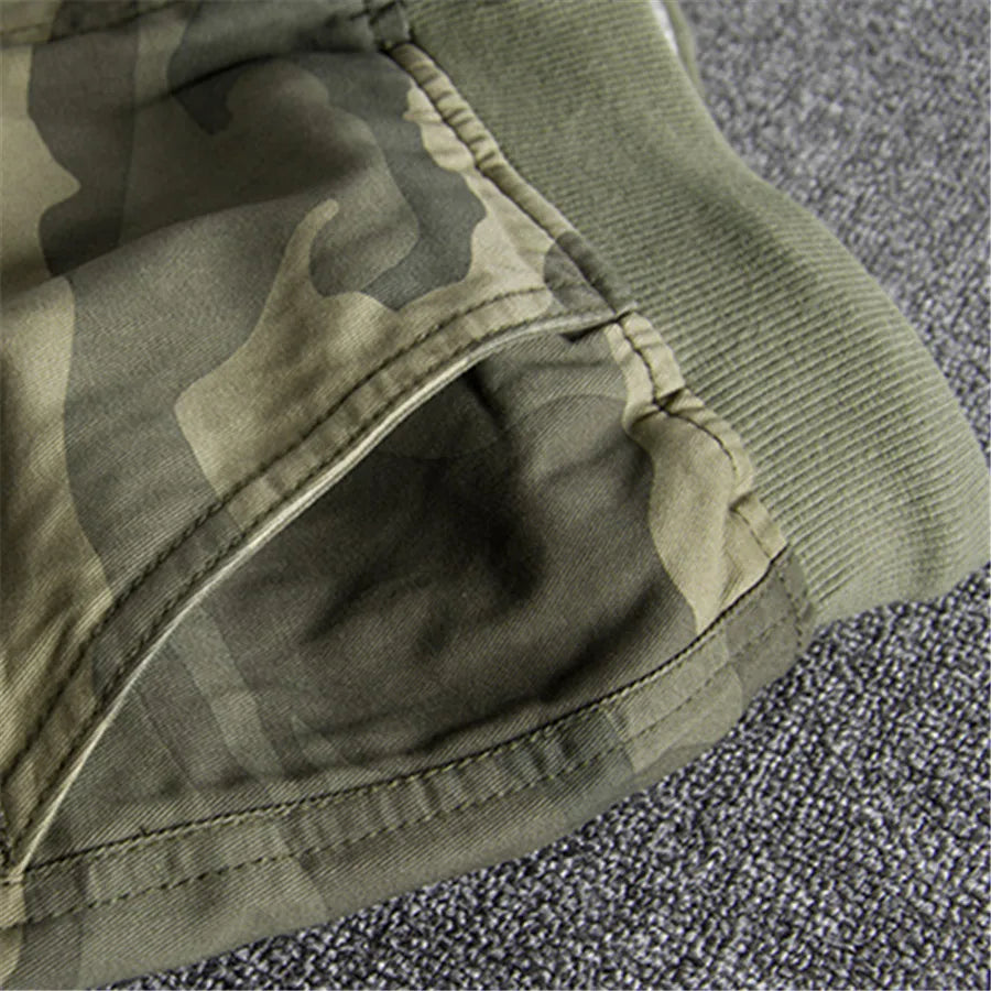 Camo elastiske talje sommershorts til mænd - Miru