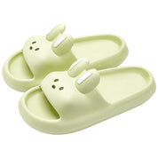 Unisex Kaninpolstrede Badetøfler - Piper