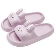 Unisex Kaninpolstrede Badetøfler - Piper