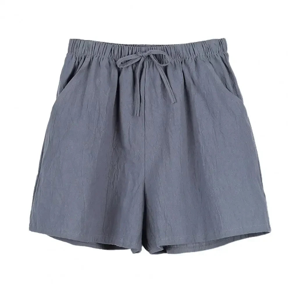 Højtaljet Bomuldshør Sportsshorts | Sommer | Forår - Javina