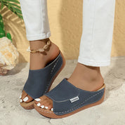 Peep Toe Platform Kile Sandaler - Ivannaz