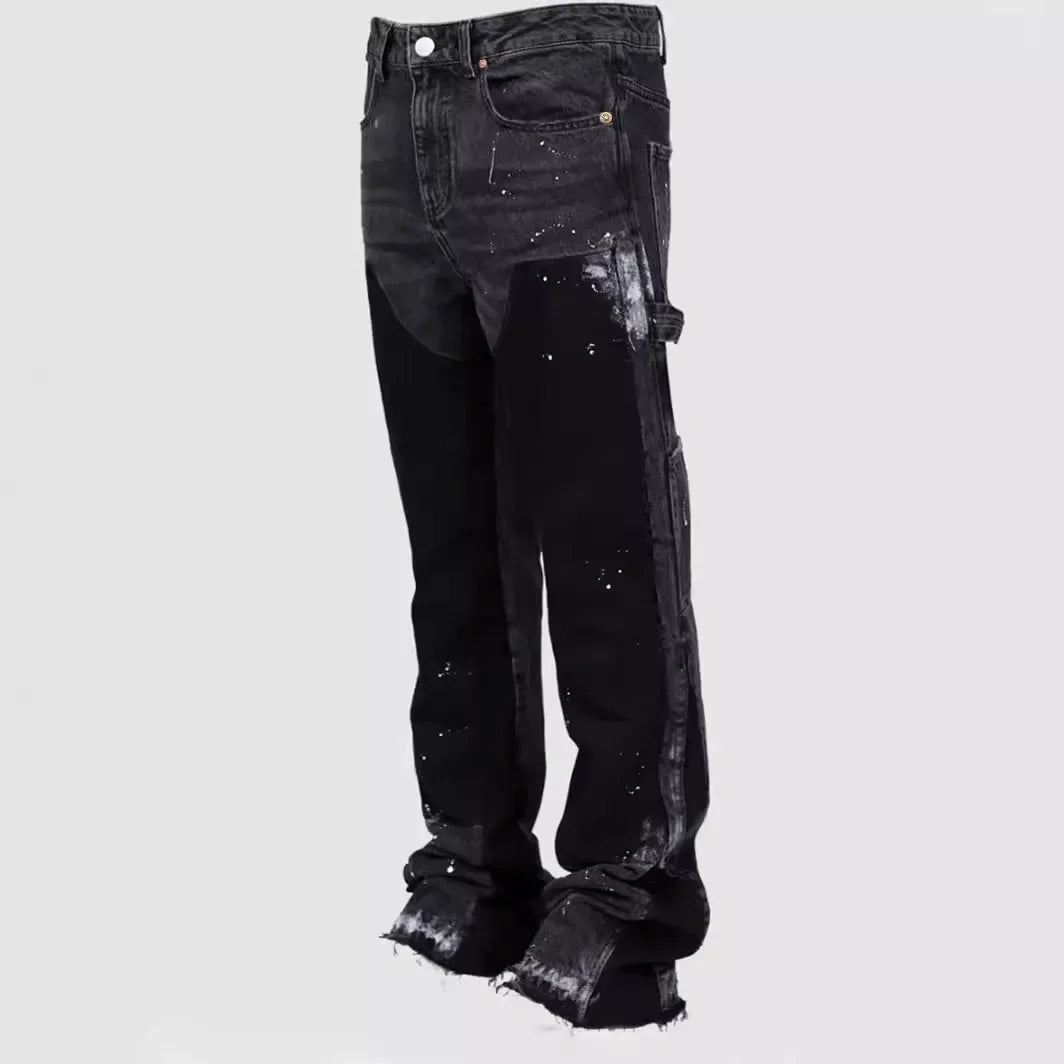 Layered Flared Jeans til Mænd - Crole