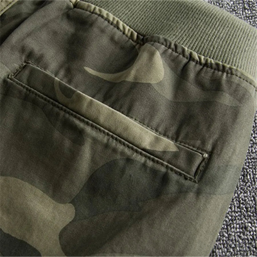 Camo elastiske talje sommershorts til mænd - Miru