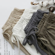 Højtaljet Bomuldshør Sportsshorts | Sommer | Forår - Javina