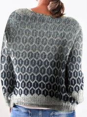Grå sweater med detaljer - Amy