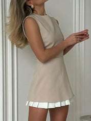 Høj Talje High Street Mini Kjole – Business Casual & Trendy Look - Sezina