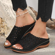 Blomstrede Hule Sandaler - Chantal