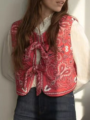 Y2k Bandana Streetwear Vest - Oriana
