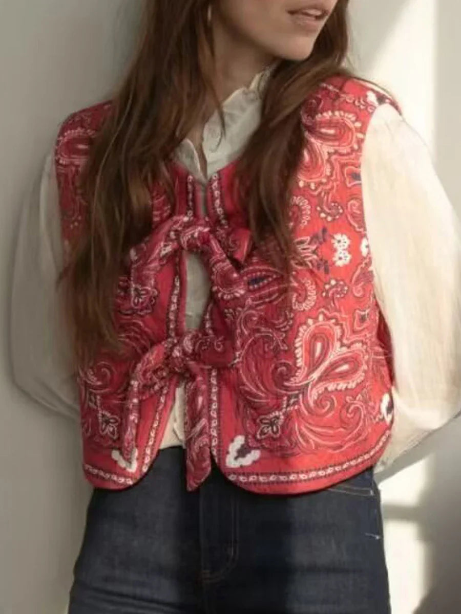 Y2k Bandana Streetwear Vest - Oriana