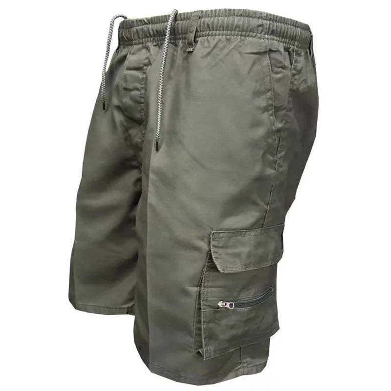 Moderigtige Cargo-shorts med Flere Lommer til Mænd - Bartney