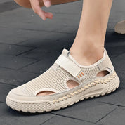 Slip på Mesh-sandaler til mænd - Hevirno