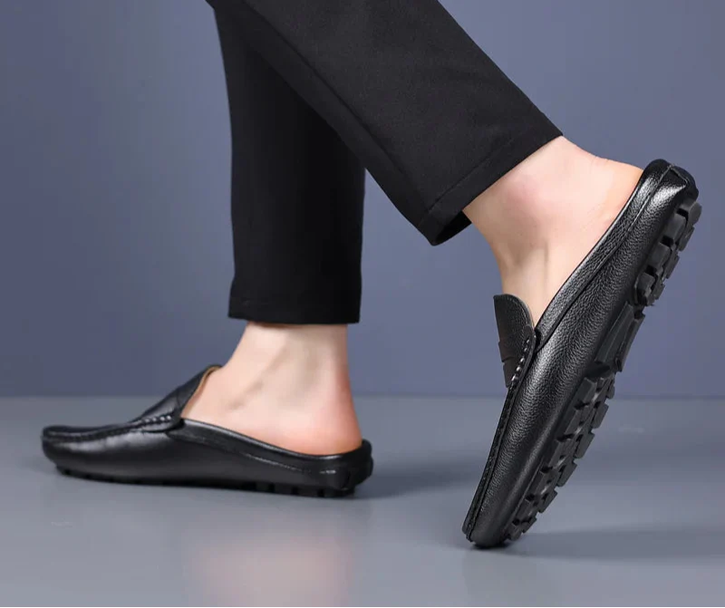 Åndbare Loafers i Læder til Mænd | Forårskollektion - Dervez