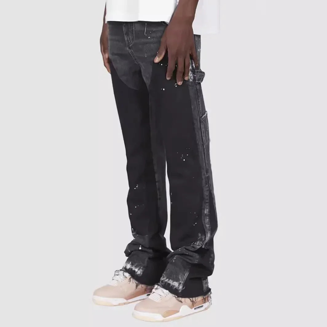 Layered Flared Jeans til Mænd - Crole