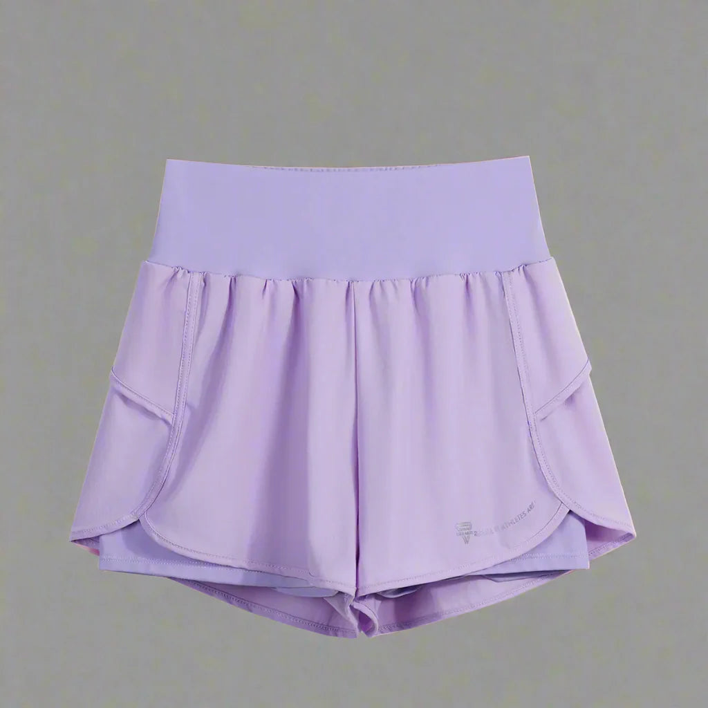 Yogashorts til Kvinder med Lommer - 2-i-1 Funktion - Hillary
