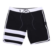 Strandshorts med kontraststrimler til mænd - Kevone