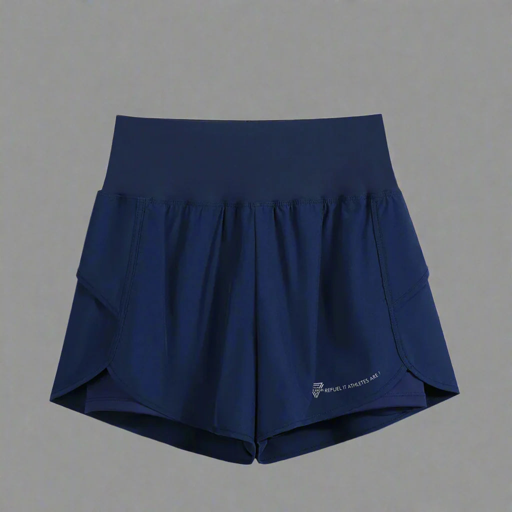 Yogashorts til Kvinder med Lommer - 2-i-1 Funktion - Hillary