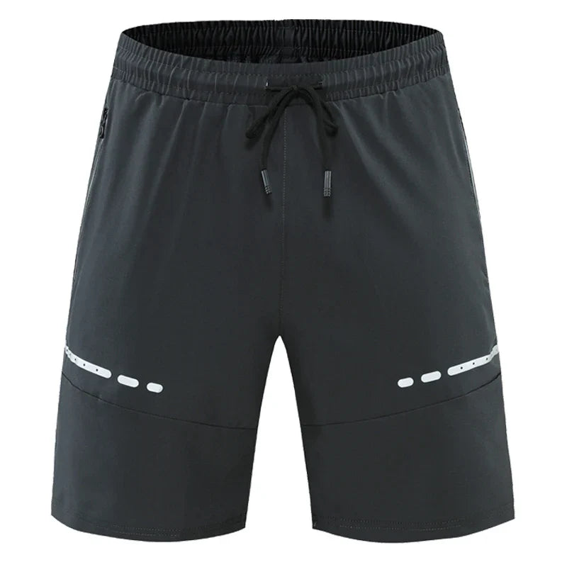Træningsshorts til Mænd med Lynlåslommer | Slim Pasform Fitness Løbe- og Sommershorts - Evaldo