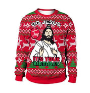 Julemanden og nisser julesweater til mænd og kvinder - Johanne