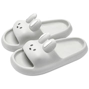 Unisex Kaninpolstrede Badetøfler - Piper