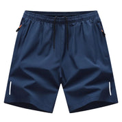 Åndbare, Hurtigtørrende Sommershorts med Elastisk Linning og Lommer - Erlando