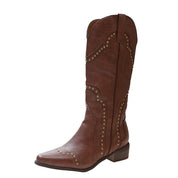 Knæhøje Retro Cowboystøvler til Kvinder | Forårs Kollektion - Lauisa
