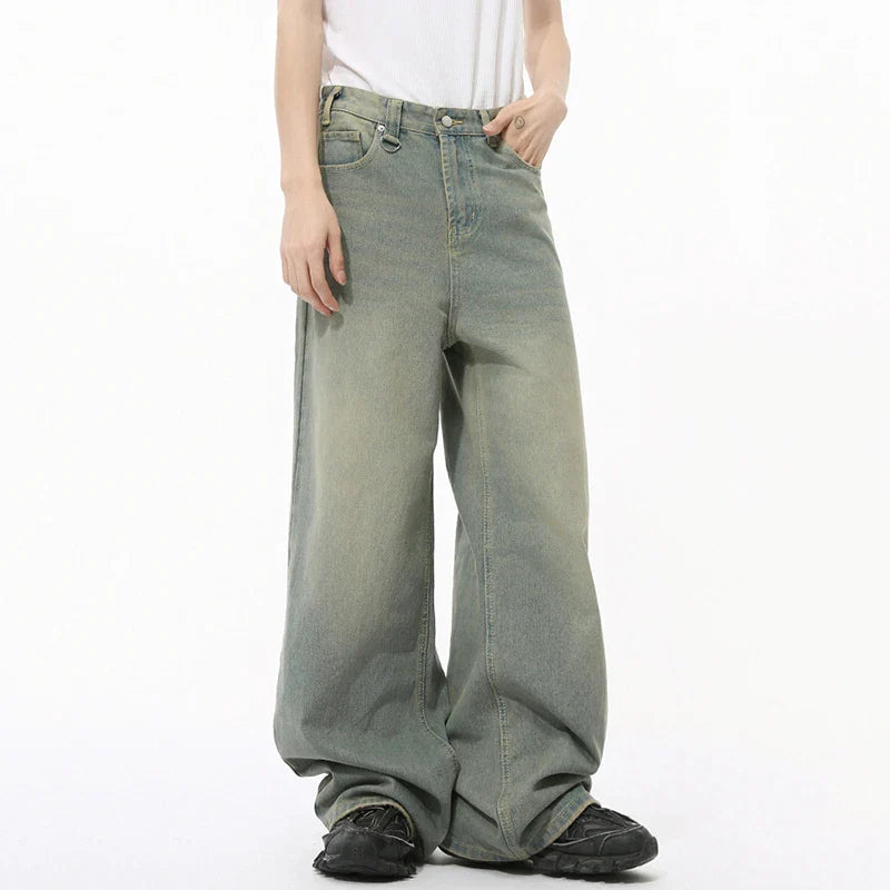 Vintage Baggy Denimbukser til Mænd - Gargi
