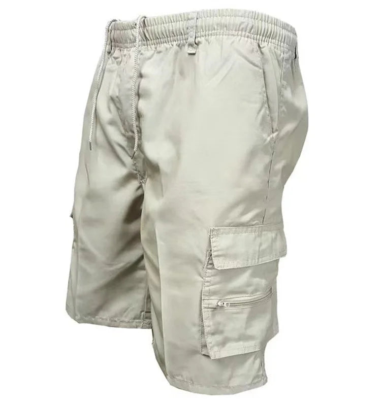 Moderigtige Cargo-shorts med Flere Lommer til Mænd - Bartney