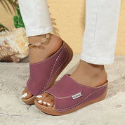 Peep Toe Platform Kile Sandaler - Ivannaz