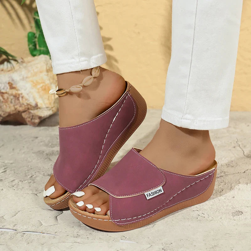 Peep Toe Platform Kile Sandaler - Ivannaz