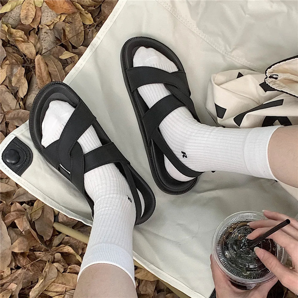 Platform Strandsandaler i Koreansk Stil - Kassidi