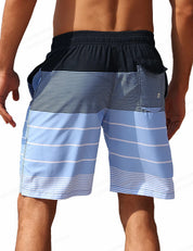 Stribe Boardshorts til mænd - Strandtøj - Thinzo