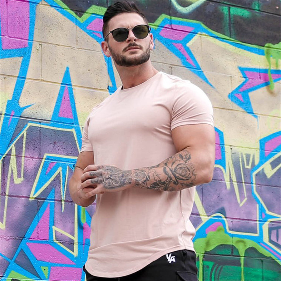 Komfortabel Slim Fit T-shirt til mænd - Kiam