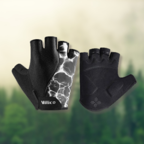 Åndbare MTB Landevejscykelhandsker med Gel Polstring - Breddi