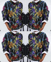 Trendy blomstertrøje - Galaxy