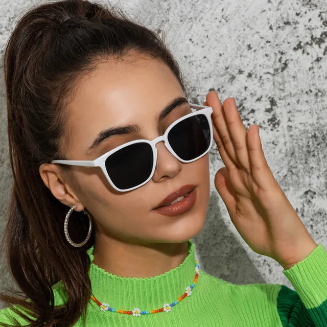 Firkantede vintage solbriller til kvinder | designer solbriller | retro solbriller til damer UV400 - Dannah