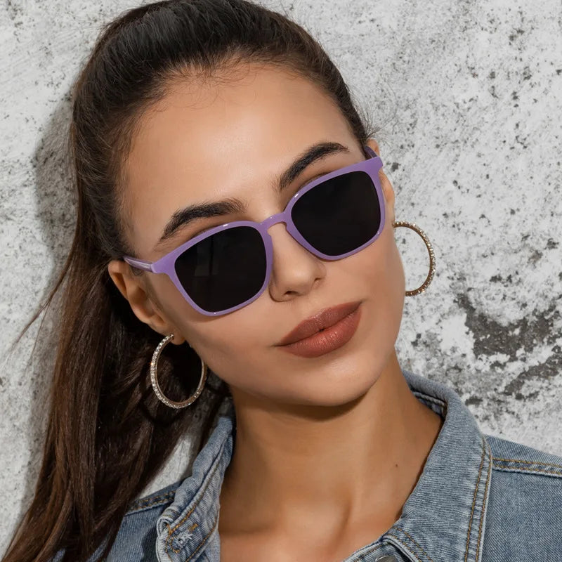Firkantede vintage solbriller til kvinder | designer solbriller | retro solbriller til damer UV400 - Dannah