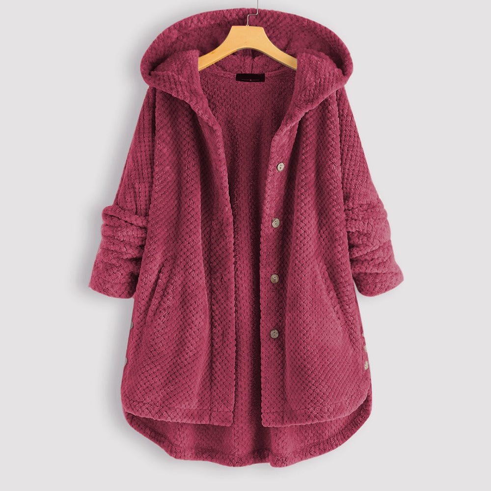 Vinter vendbar fleece kapuzenjakke - Martinas