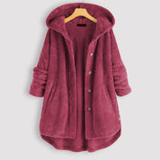 Vinter vendbar fleece kapuzenjakke - Martinas