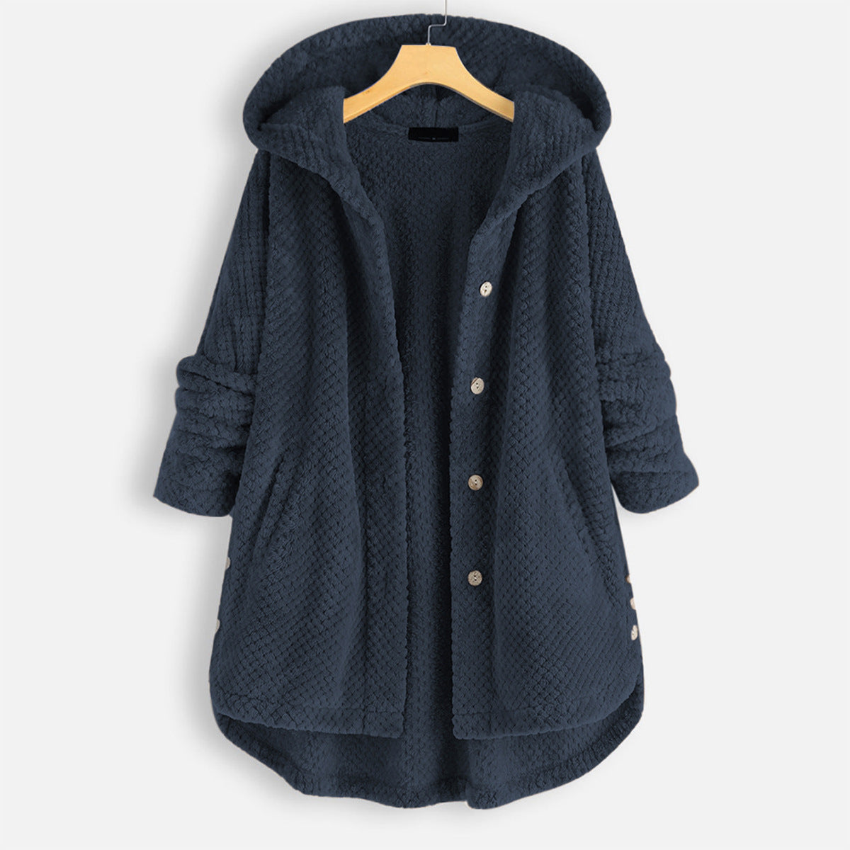 Vinter vendbar fleece kapuzenjakke - Martinas