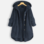 Vinter vendbar fleece kapuzenjakke - Martinas