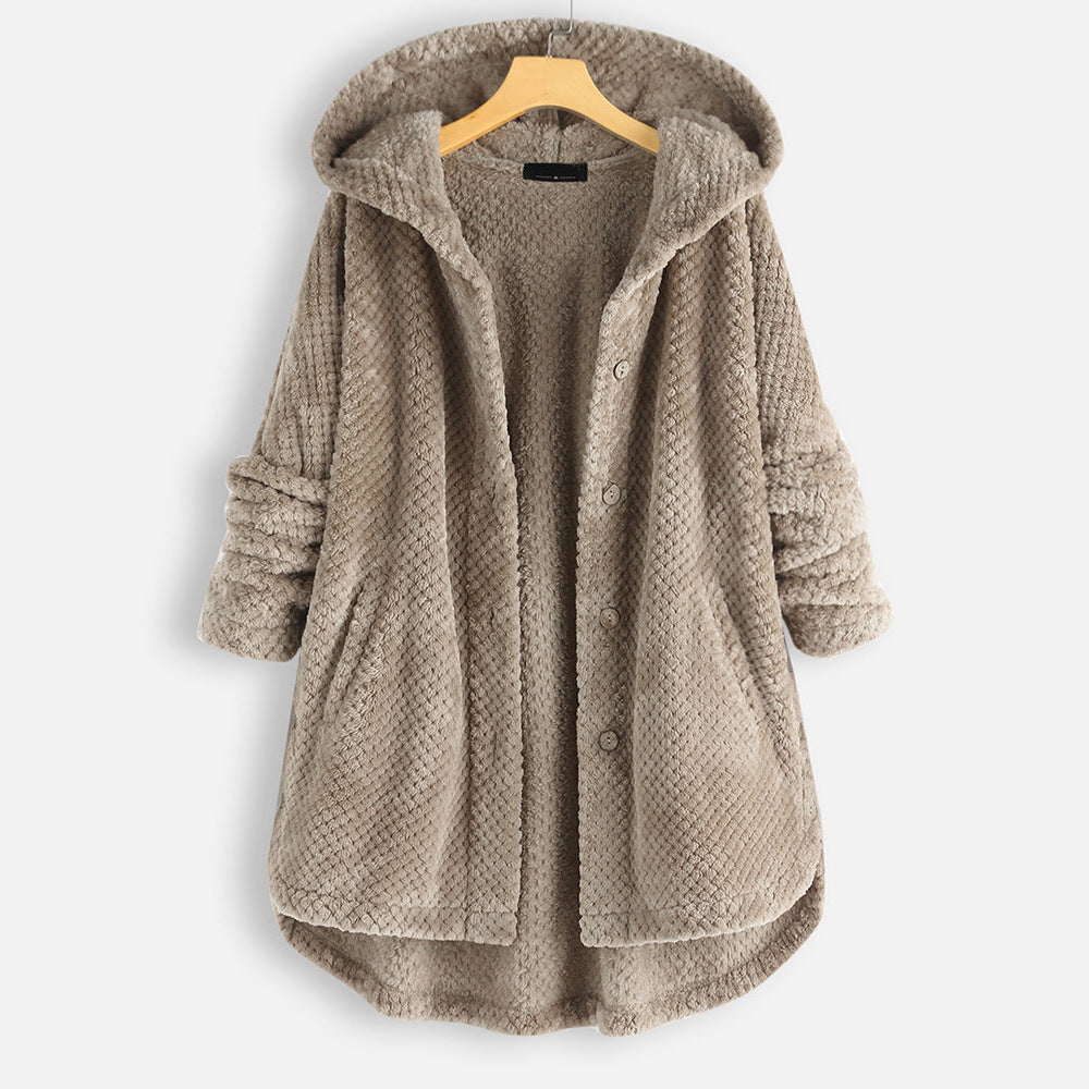 Vinter vendbar fleece kapuzenjakke - Martinas