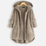 Vinter vendbar fleece kapuzenjakke - Martinas