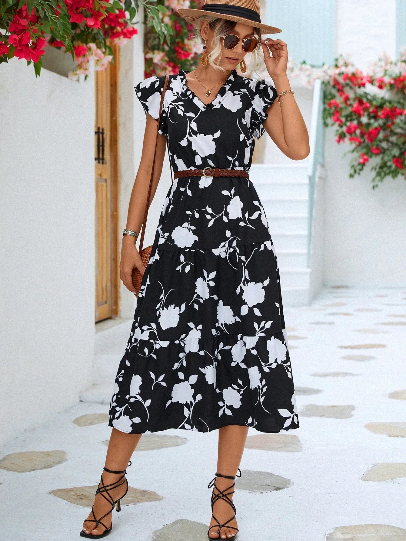 Camelia | Elegant sommerkjole med print