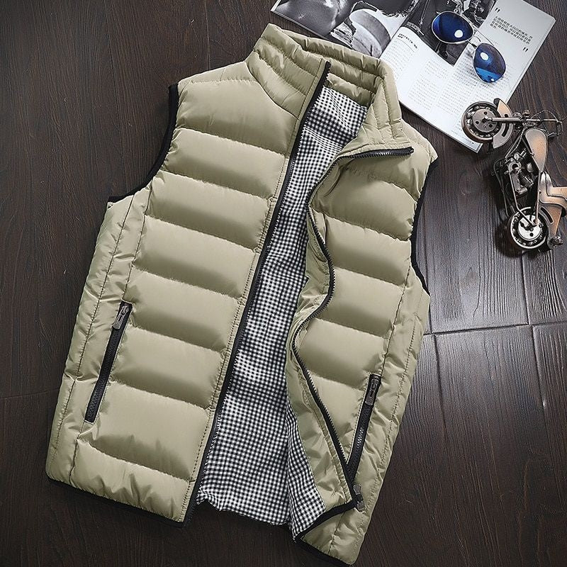 Reed - Vandtæt bodywarmer til mænd med lynlås og lommer