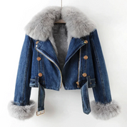 Edgy denim jakke - Gigi